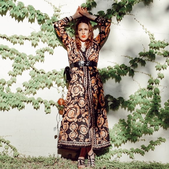 NWT Sexy Bohemian Maxi Split Summer Dress S:Sm-Med - Picture 3 of 16